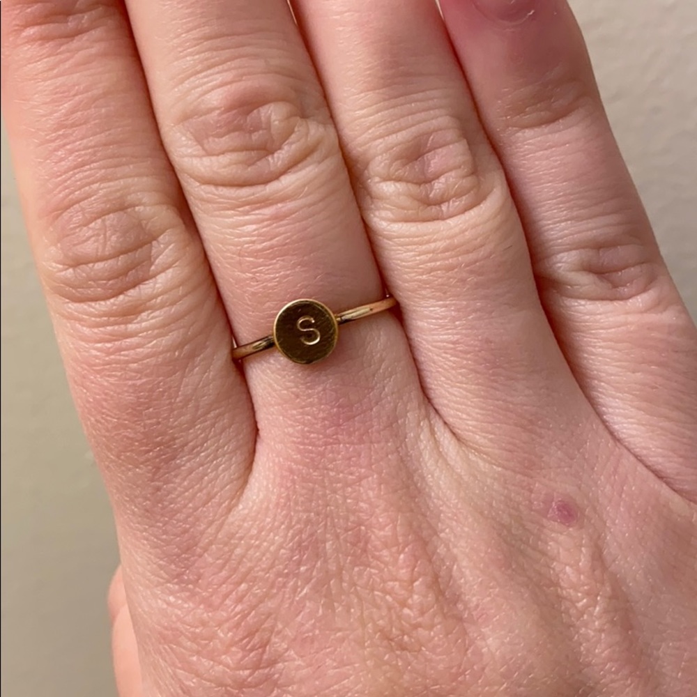 Gold Filled “S” Ring